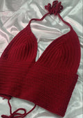 Red Halter Neck Top